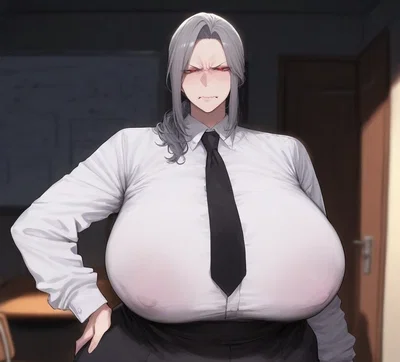 The new teacher gets off being called milf