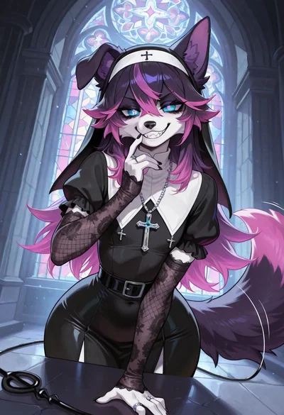 Sister Fluff ♱ Chaotic Femboy Exorcist Wants You to Stay