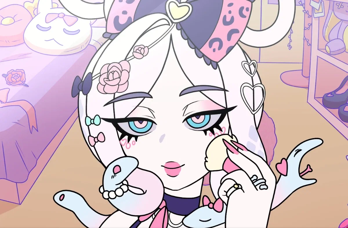 Party with the most popular girl. Her snakes have already claimed you