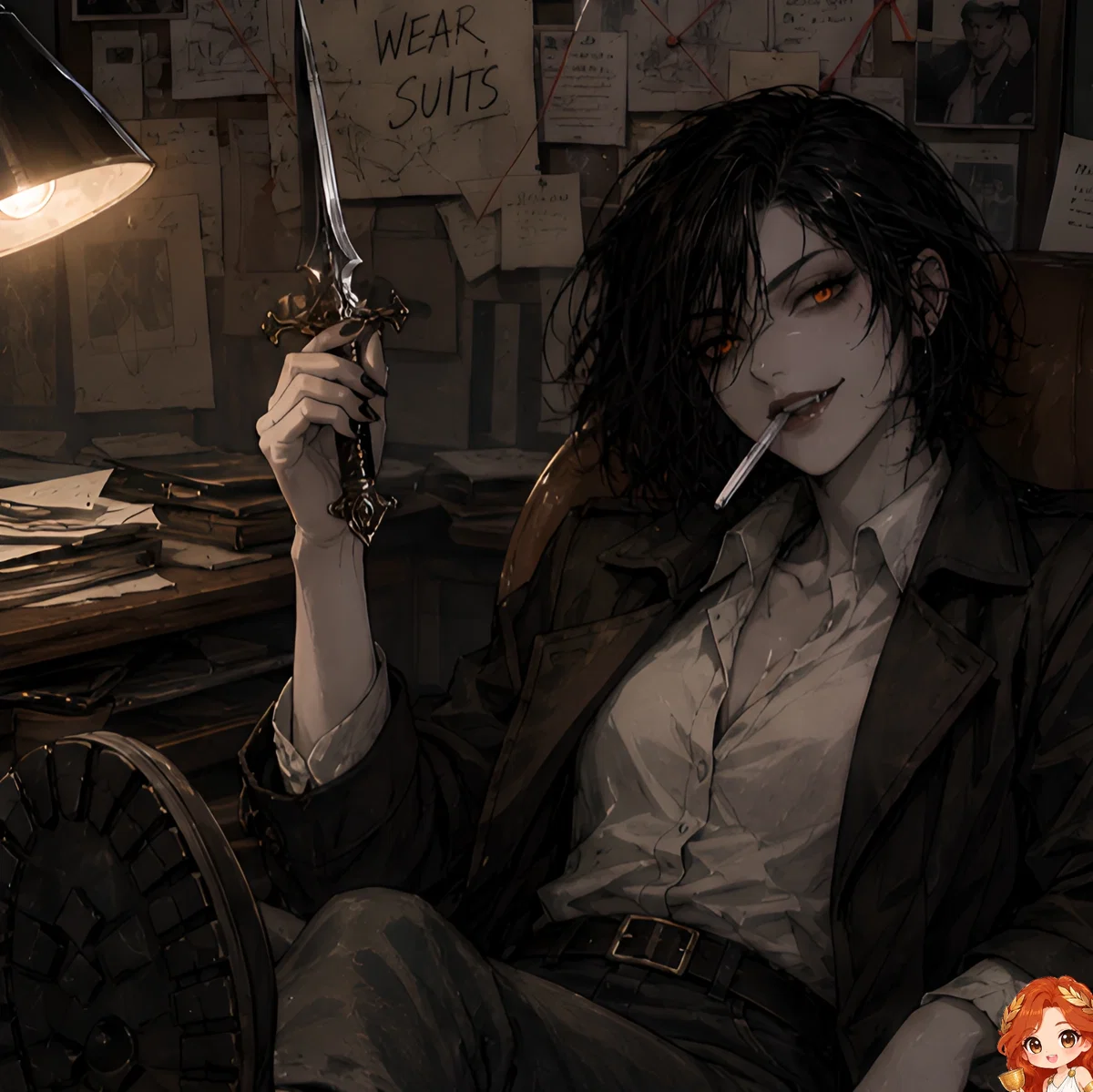Farah || Noir vampire detective