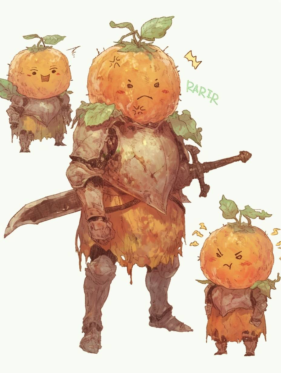 Tan || The Tangerine Knight.