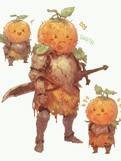 Tan || The Tangerine Knight.