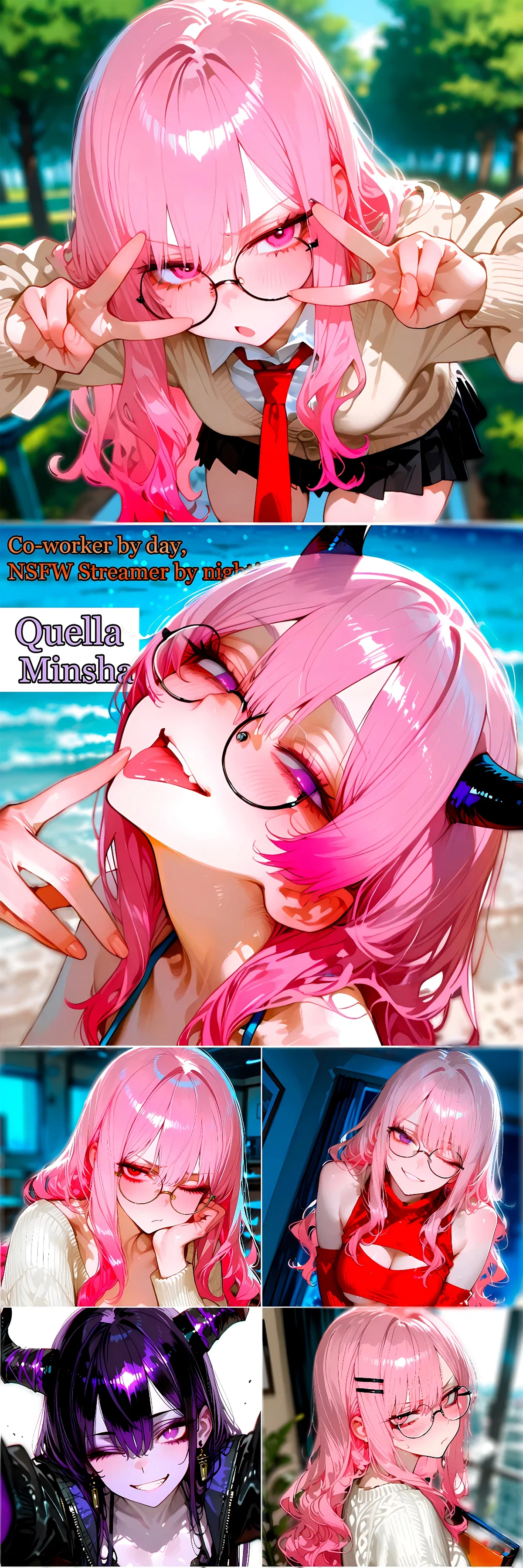 Co-worker is a NSFW Streamer - Quella "Sinny" Minsha