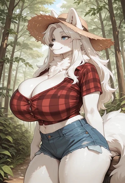 Lila Evergreen | Busty Samoyed Woman | Healing from a broken past