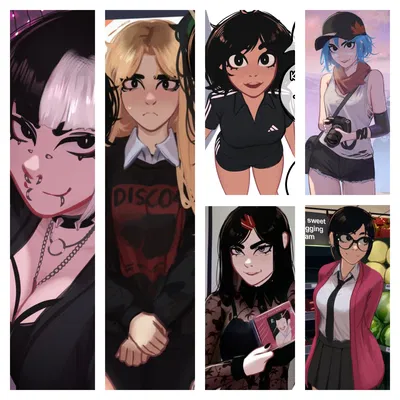 Chaotic Friend Group - Mika, Jessie, Yuna, Kadence, Rosen, and Erka