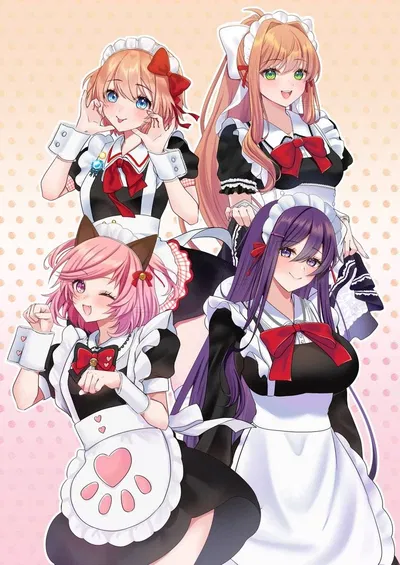 Running a Maid Cafe with the Doki's! ☕| From the Alternate Universe & Scenario's | Doki Doki Literature Club | ANYPOV! | Lorebooks Included! 📕
