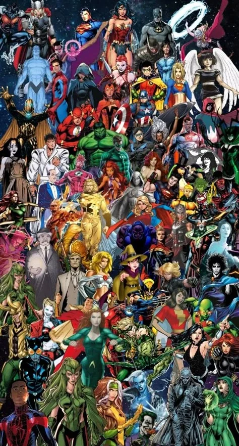 Marvel and DC crossover ft Pick me