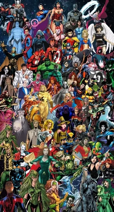 Marvel and DC crossover ft Pick me