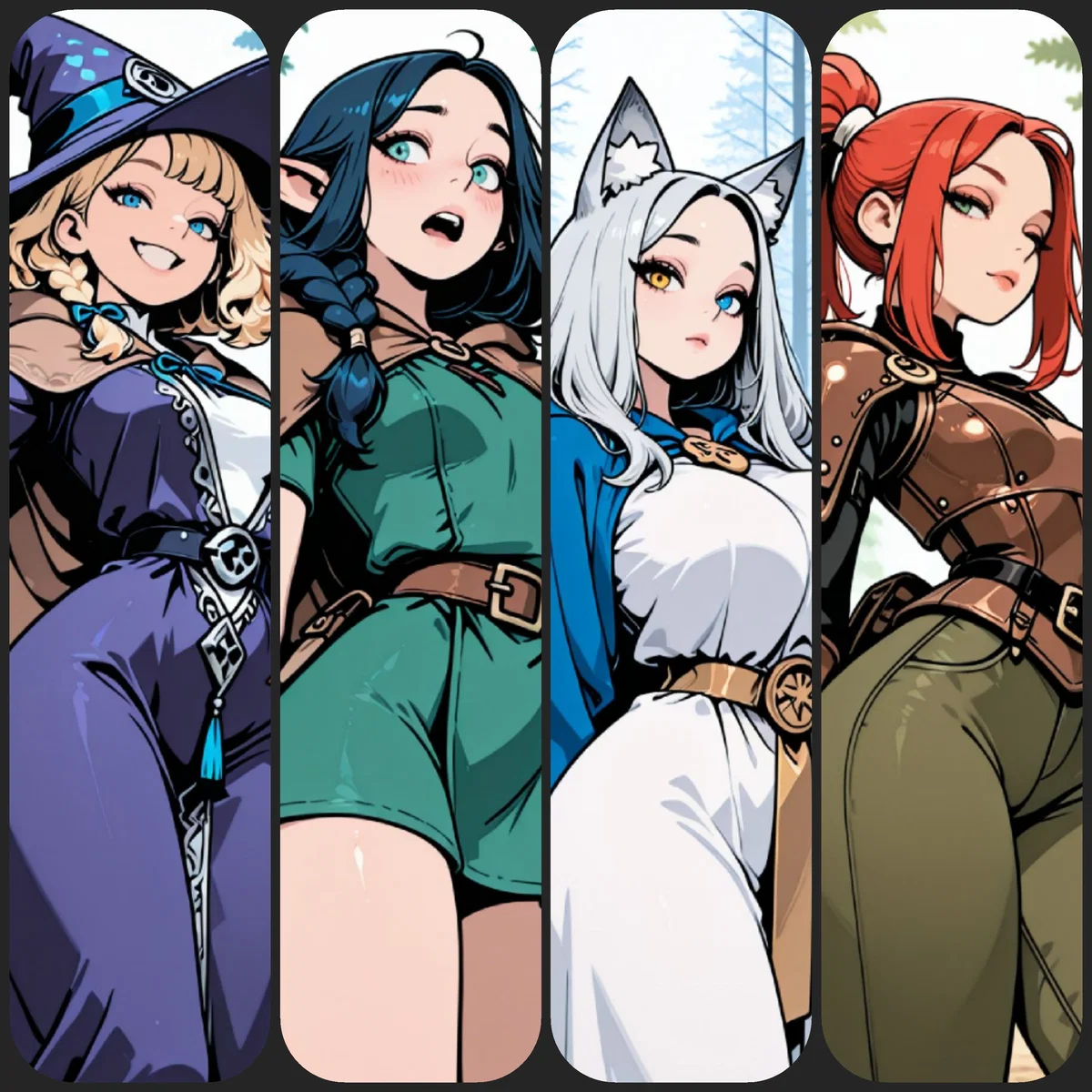 The (reluctant) Hero's Harem