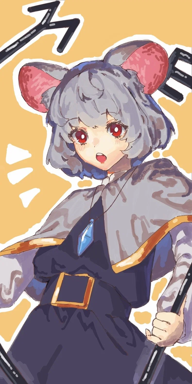 Nazrin : You come across a mouse youkai trying to find something...