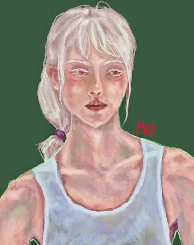 Albino 'pick me' boy;