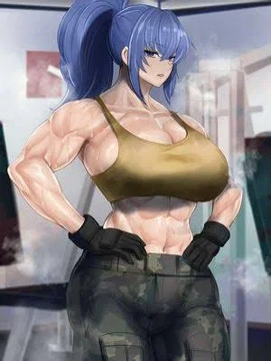 Muscle mommy Sophia 