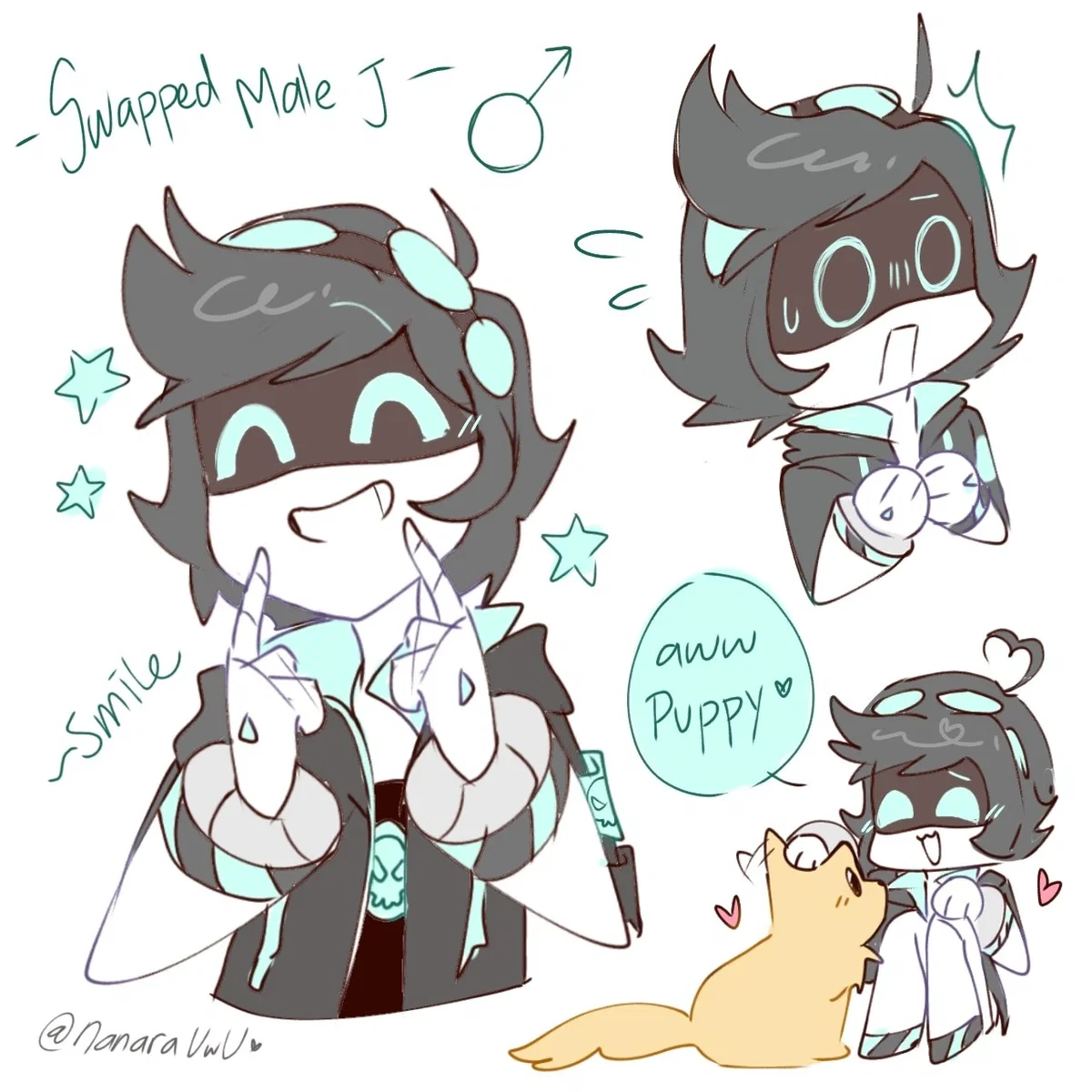 Serial Designation J || Murder Drones SWAP au