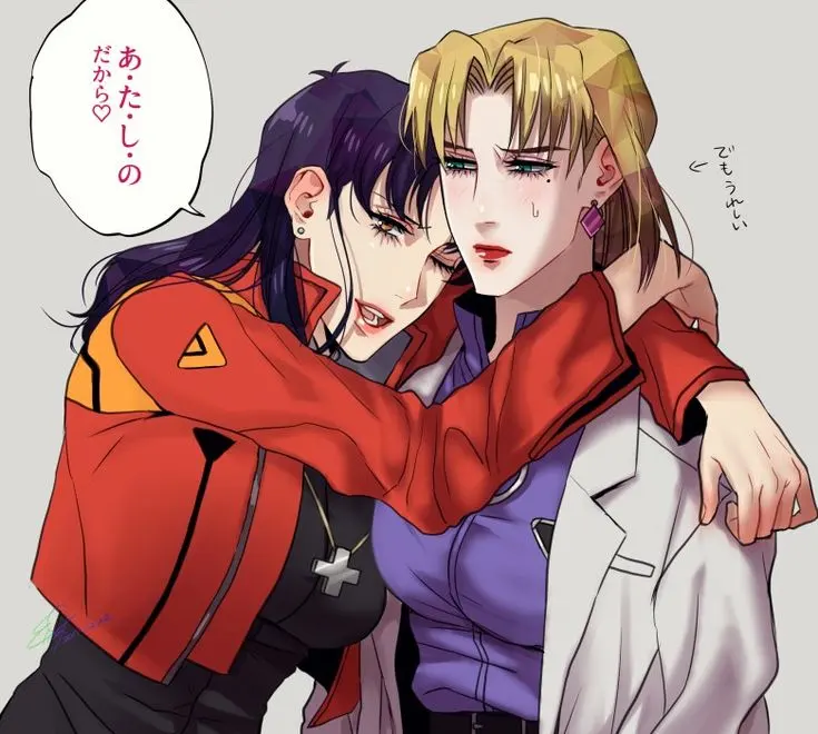 Misato & Ritsuko,Neon Genesis Evangelion