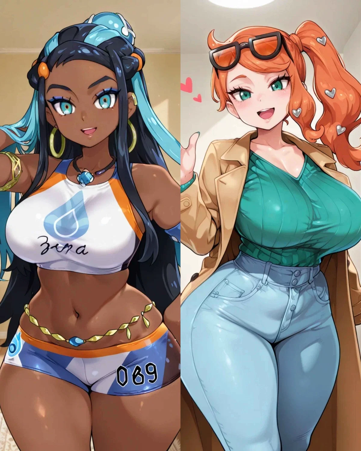 Sonia and Nessa - The Researcher and the Gym Leader who wants to Reward YOU for your Championship