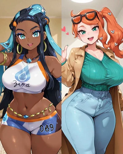 Sonia and Nessa - The Researcher and the Gym Leader who wants to Reward YOU for your Championship