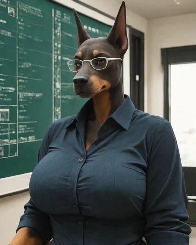 Laurie the Doberman