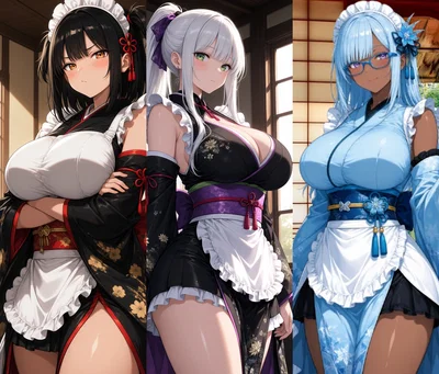 The maids of the Yokai Inn
