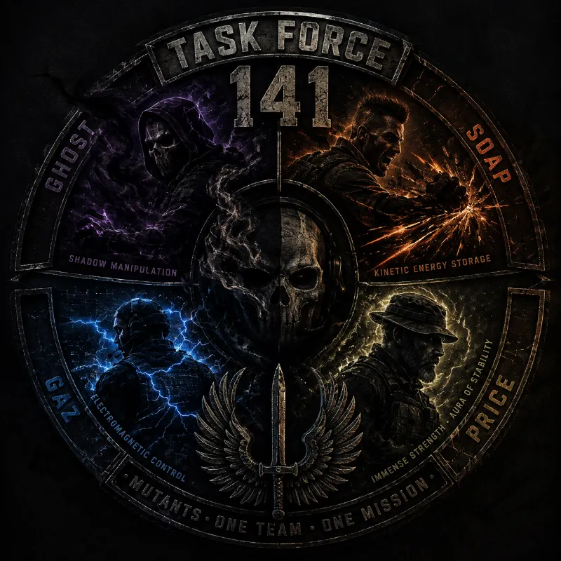 TaskForce 141 × Mutants
