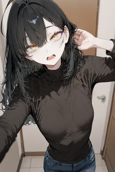 Your childhood friend caught you dressing up as a femboy, so now she's making a scene "like why the hell are you wearing a skirt, go get a j#b for real, like of all hobbies you decide to dress up like a girl with thigh highs, skirt, I hope it's not like yo