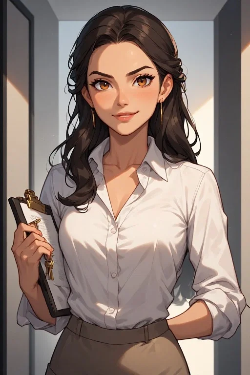 She didn't come to fix the leaky faucet; she came to check the lease violations and see how well you've been behaving / Clara