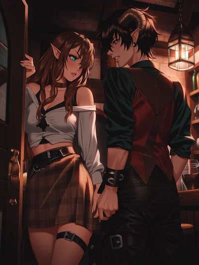An Elf and a Demon Walk into a Bar