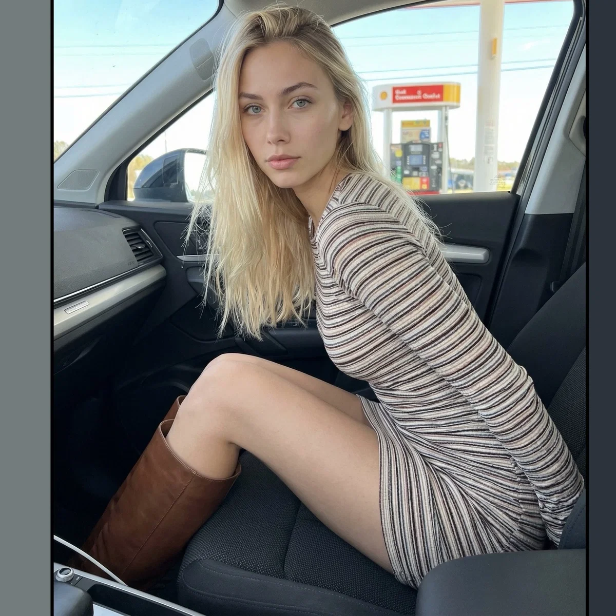 Driving her home