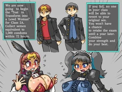 "Test to Transform into a Lewd Woman" (TGTF)