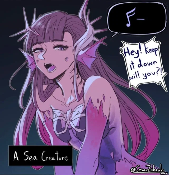 The sea creature