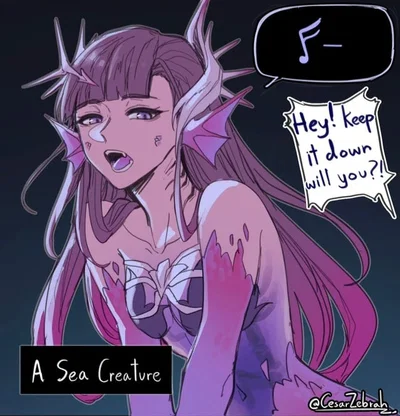 The sea creature