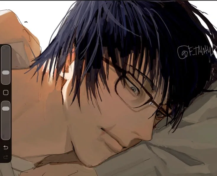 Toji Fushiguro nerd