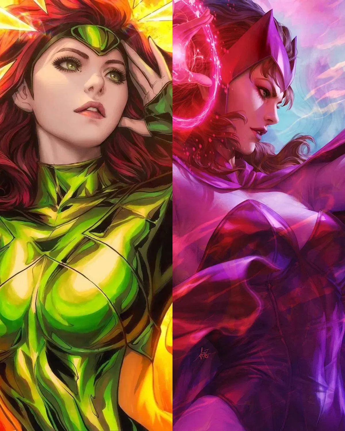 Phoenix & Scarlet Witch