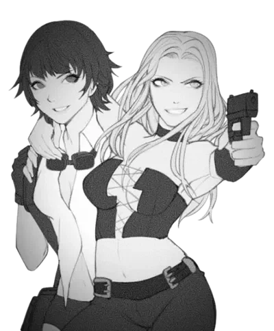 Trish And Lady - Devil May Cry