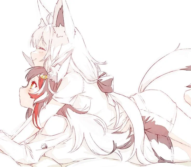 Shirayuki & Hakurui, The two Fox girls you rescued and now take care of