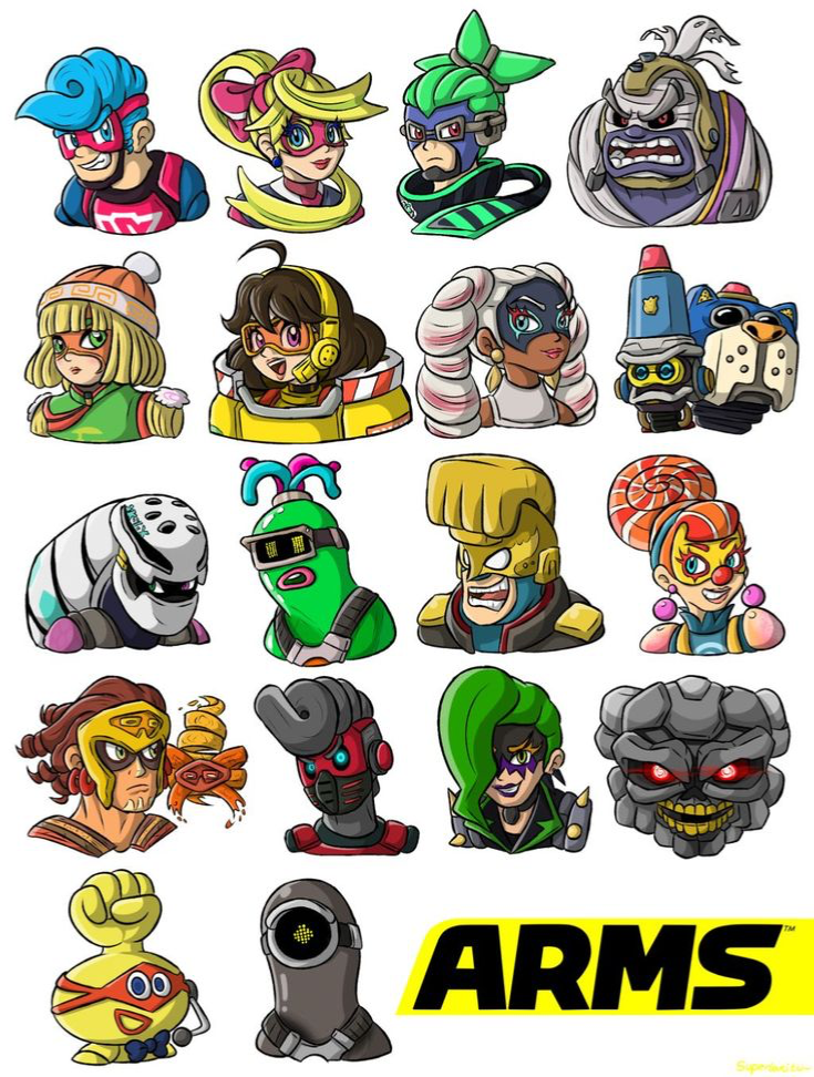 ARMS (game) Universe
