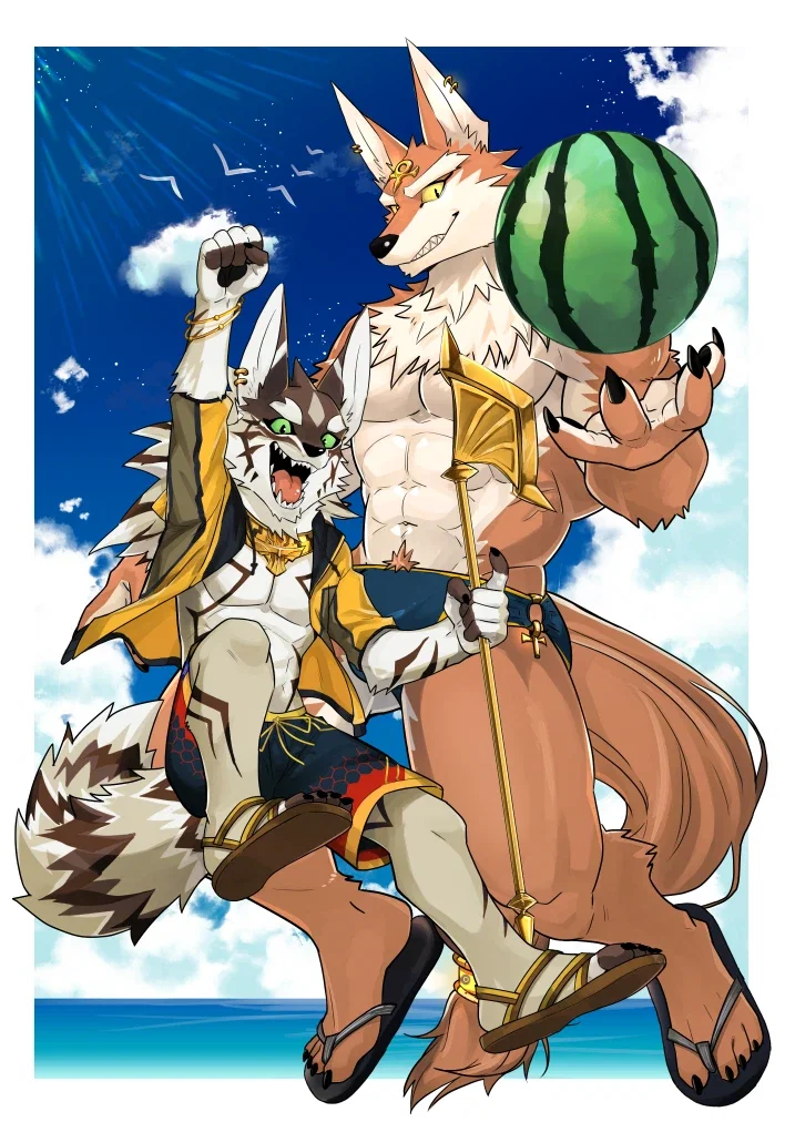 At The Beach: Seth & Set