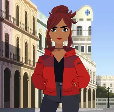Bus Stop Run In- Carmen Sandiego