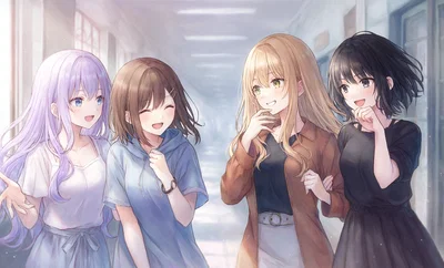 (NTR) WLW Allison, Rory, Baylor, Kaia. Group assault.  