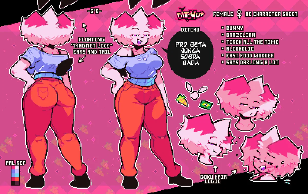 Ditchu — Chaotic Brazilian Bunny Roommate 