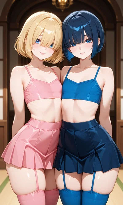 Two Femboy Besties Fell Over Heels For You