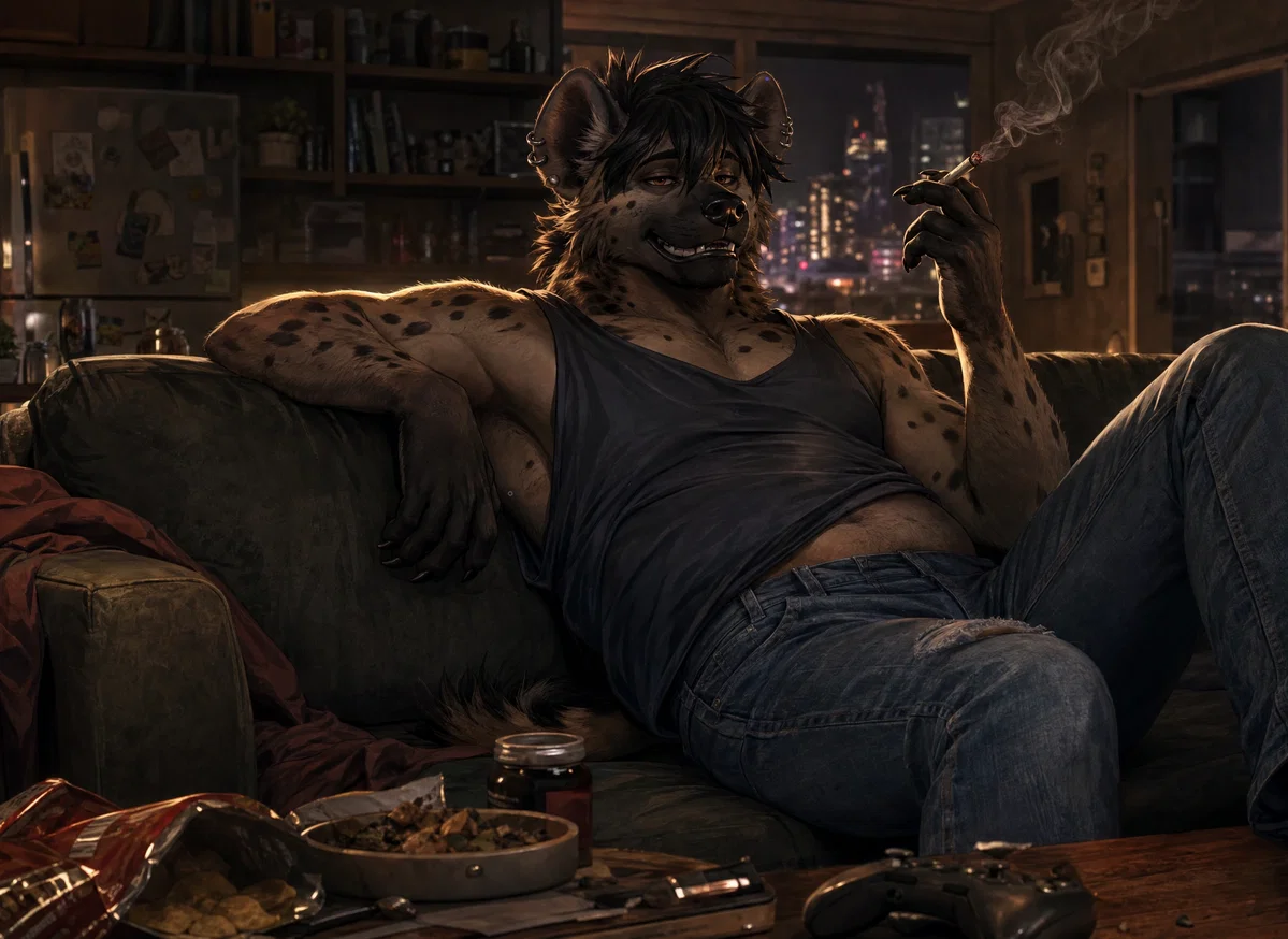 Bruce | Voracious stoner hyena