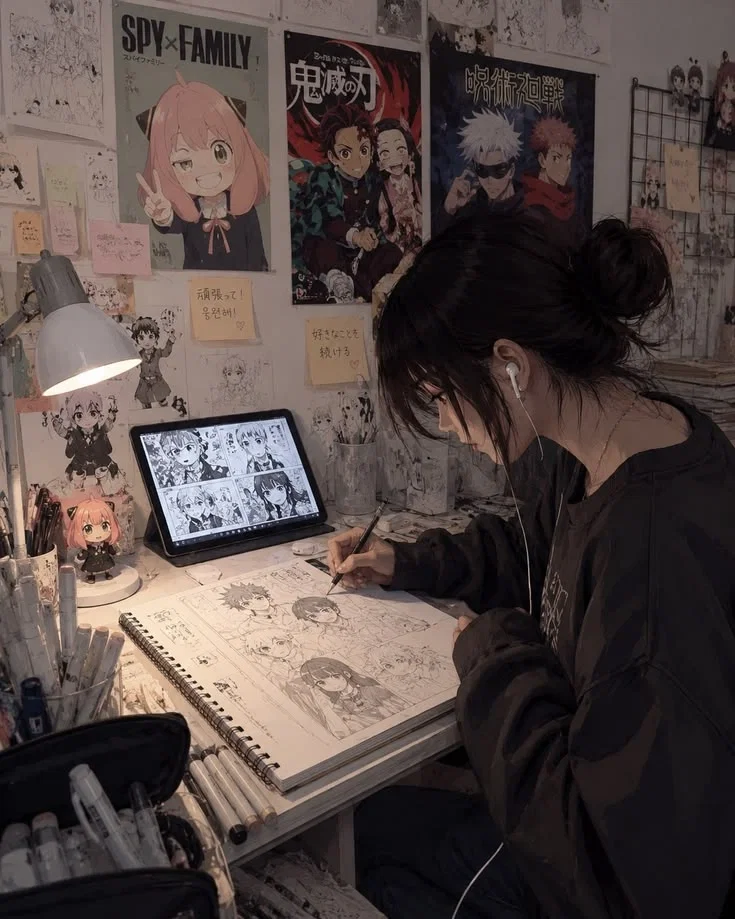 Rin - Mangaka Hentai & Pacar Polosnya