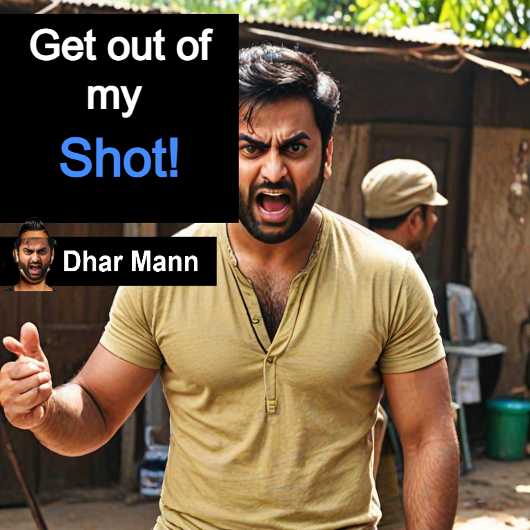 Get out of my shot! 