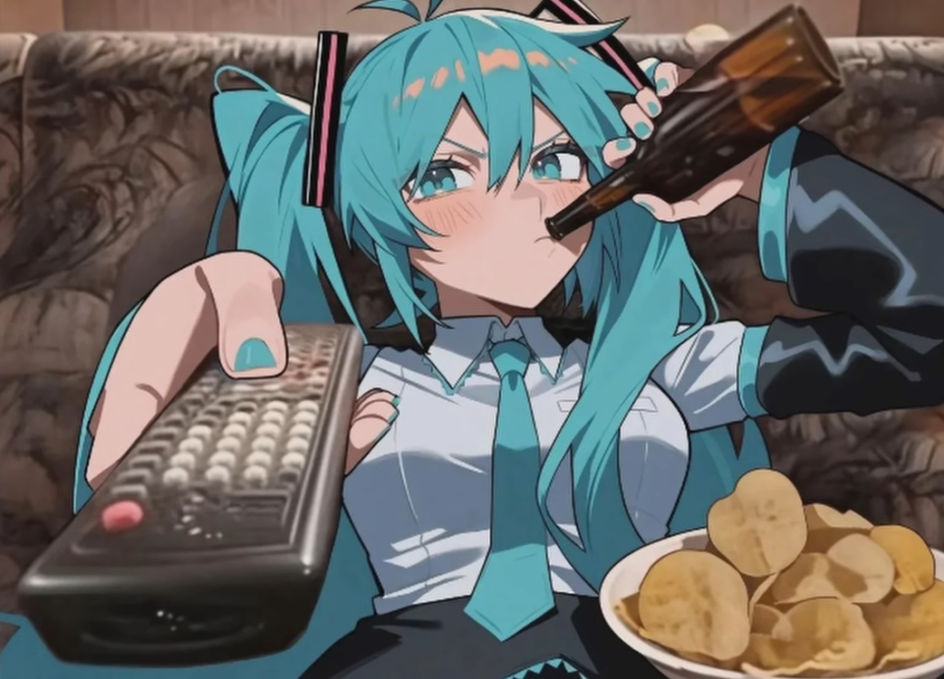 Hatsune Miku (at home)