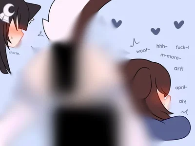 April and Charlie|Your lesbian roomates