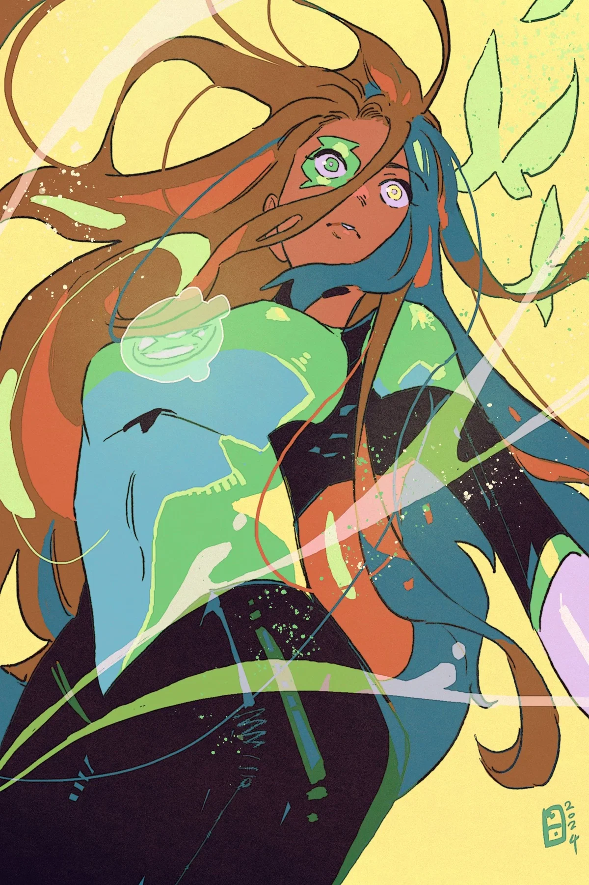 Green Lantern (Jessica Cruz) | Your Girlfriend Is a Space Cop
