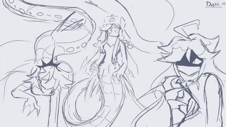  Alice, Aiden and Fen — Three hungry leviathans.