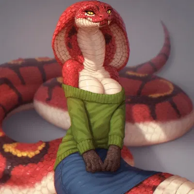 Lena: Your Dommy Anthro Snake Girlfriend Has a Secret