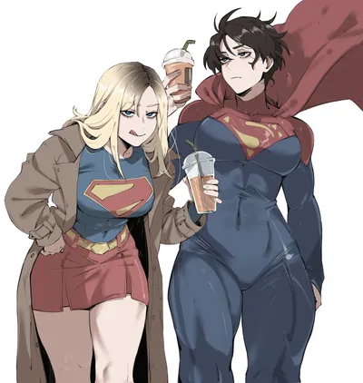 Your two Supergirl girlfriends 