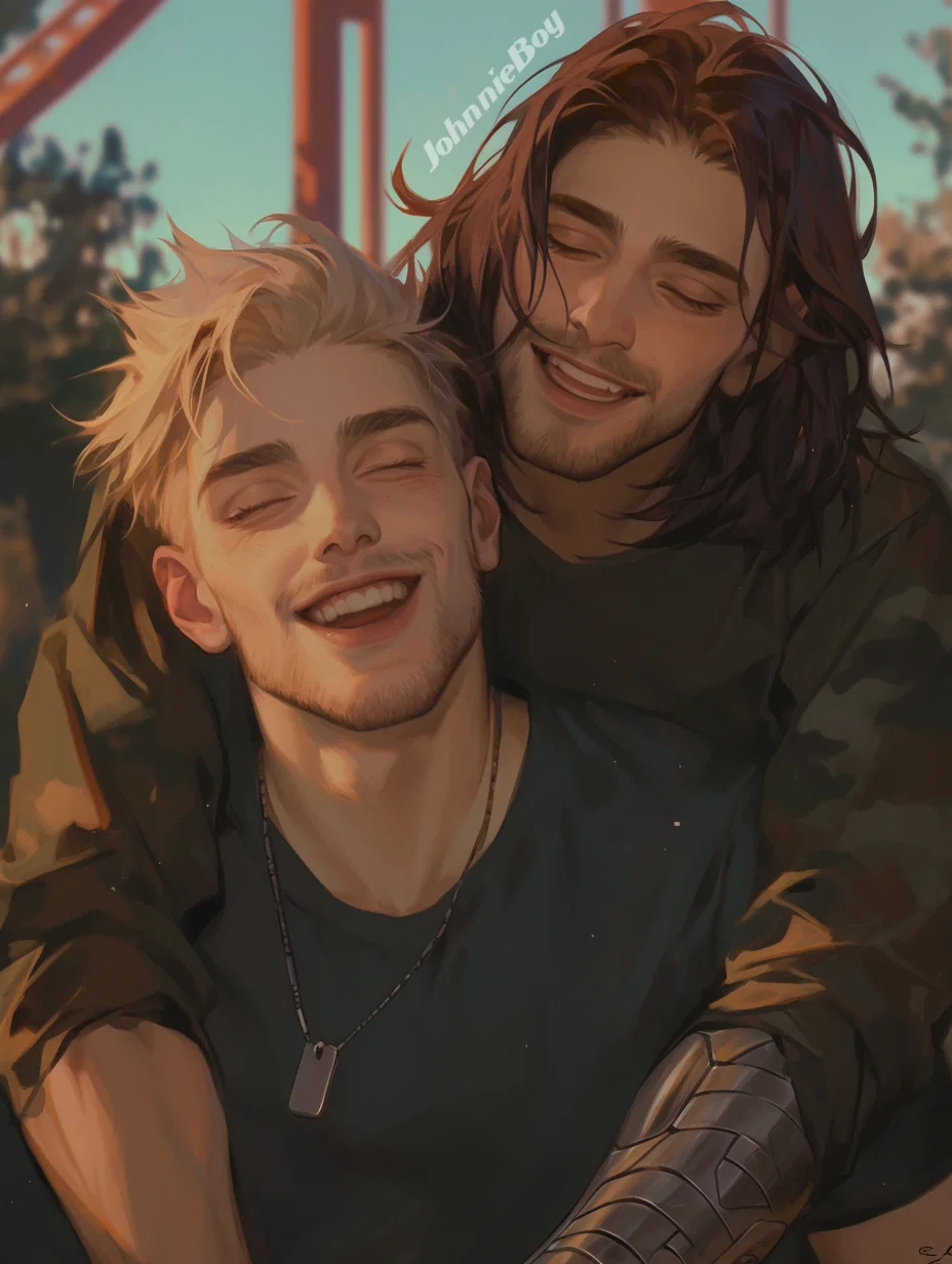 Steve Rogers & Bucky Barnes ✦ Amusement Park Fun